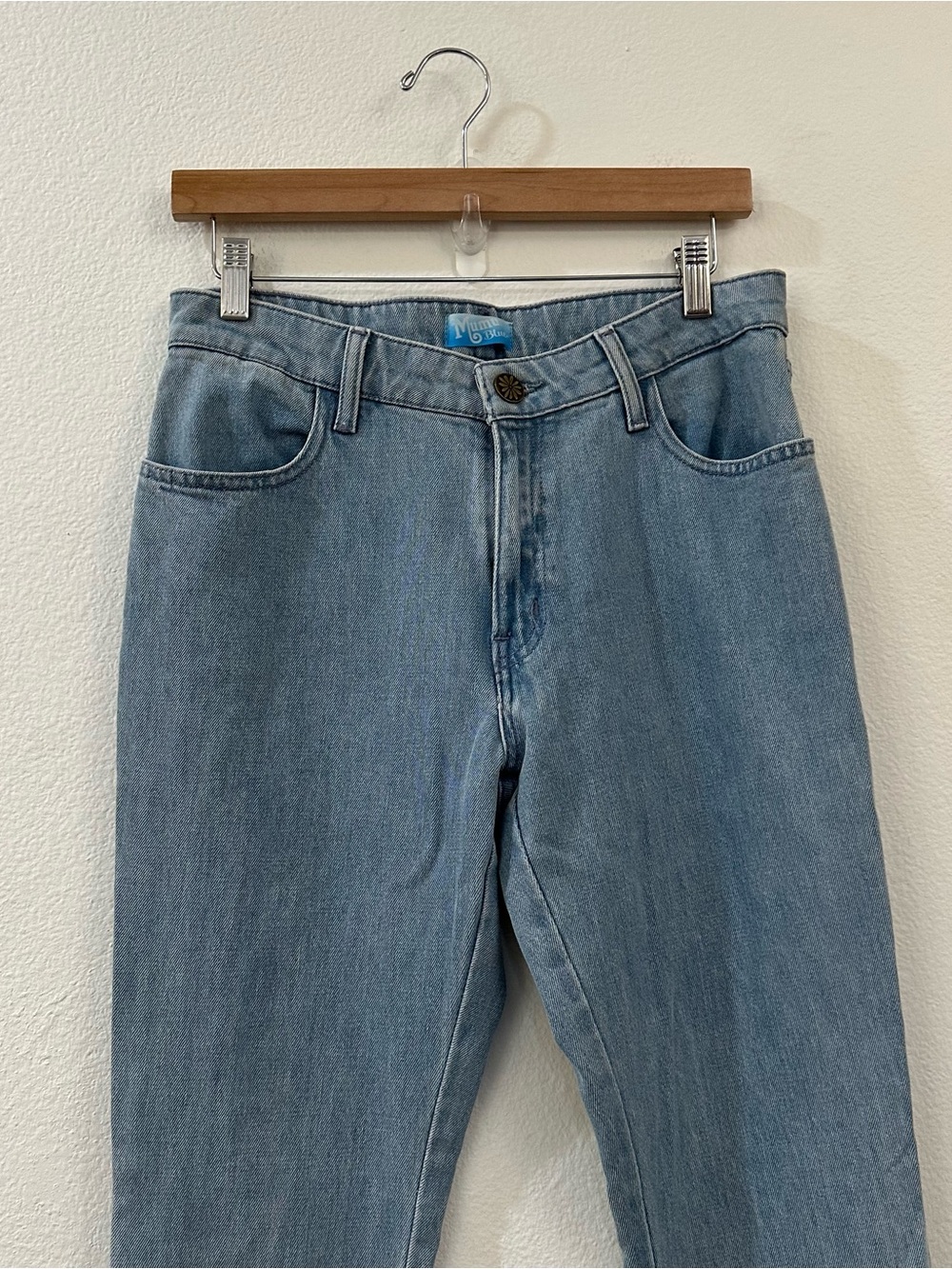 Show Me Your Mumu Woodstock Flare Bell Bottom Jeans Size 28 Echo Wash - Picture 4 of 13